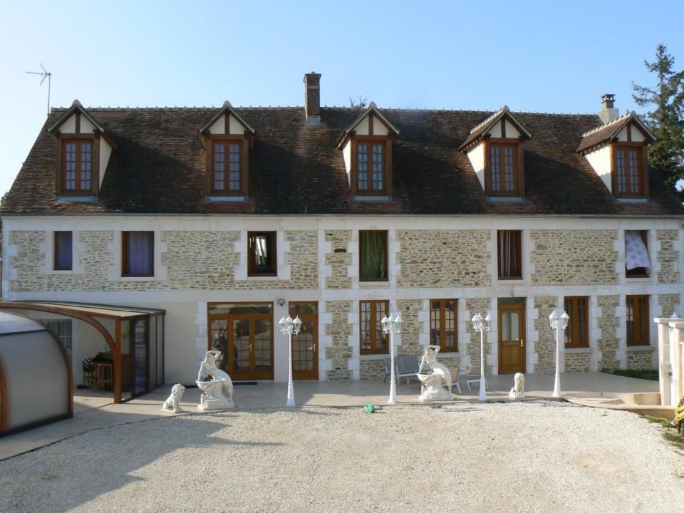 Bed and Breakfast Le Manoir Des Chapelles Venoy Exterior foto
